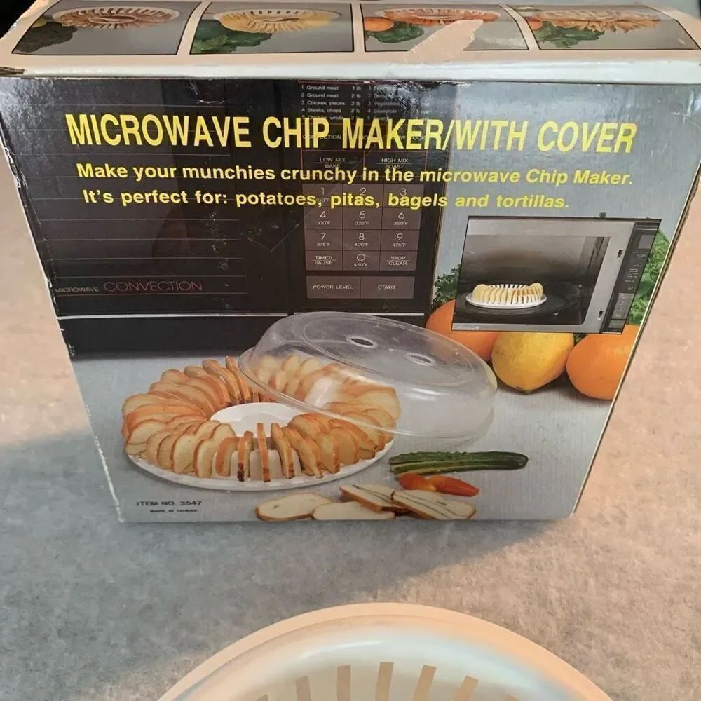 Microwave Chip Maker/With Cover - Picture 6 of 7